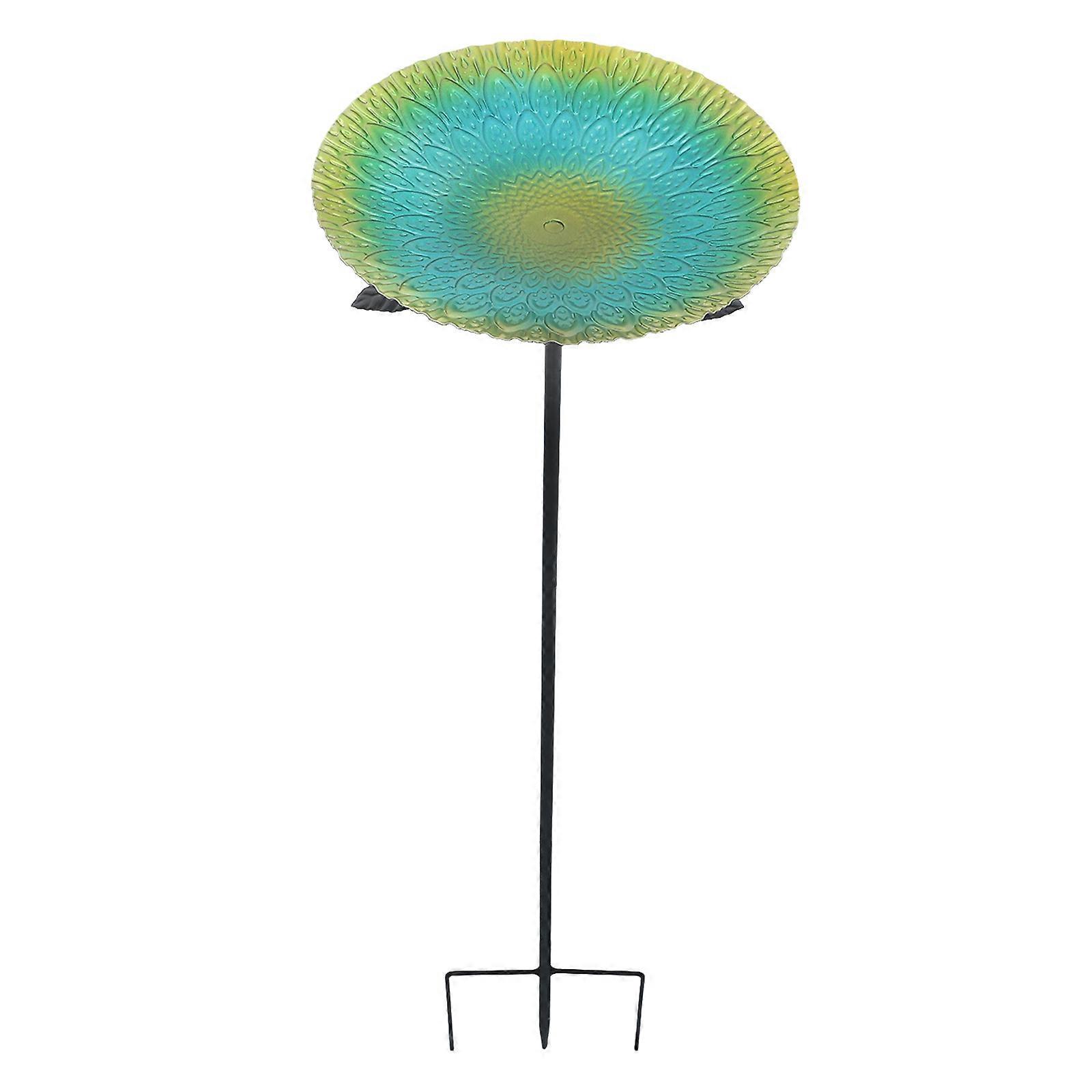 Bird Bath for Balcony and Garden Decoration with Feeder