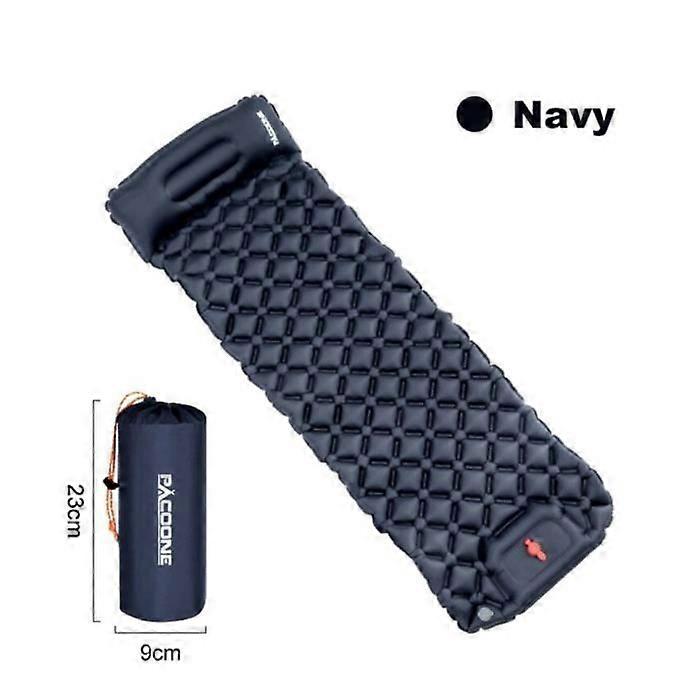 Sleeping Pad for Camping - 4” Thick Inflatable Camping Mat with Built-in Pump & Pillow, Ultralight Self Inflating Camping pad, Backpacking Sleeping