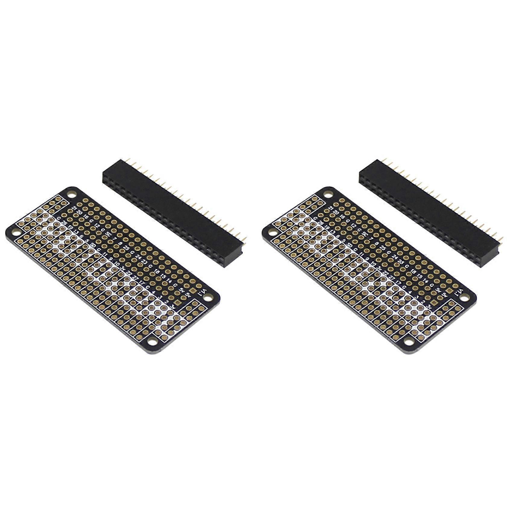 2X Extension Board for Raspberry Pi Zero Gpio Hole Board Welding Board Pcb Board Bread Board Expansion Board