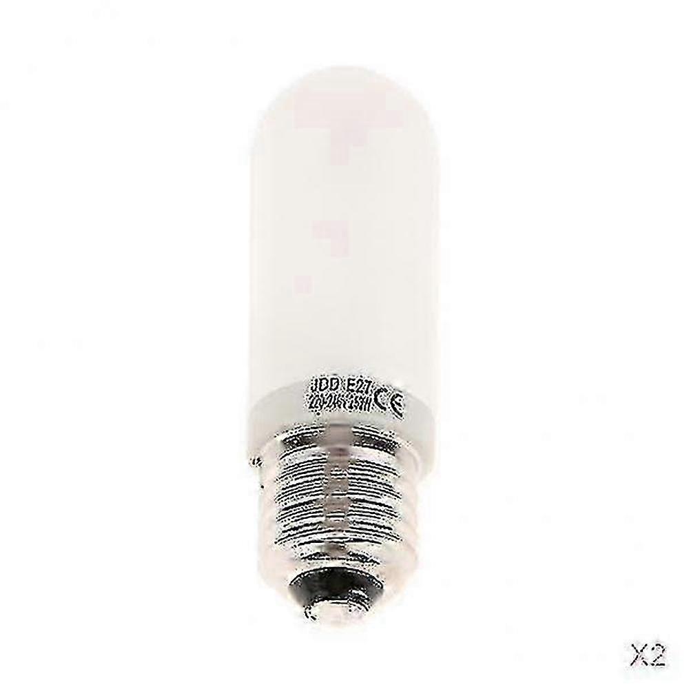 JDD E27 Frosted Halogen Light Bulb, 250W, 220-240V, 2-Pack