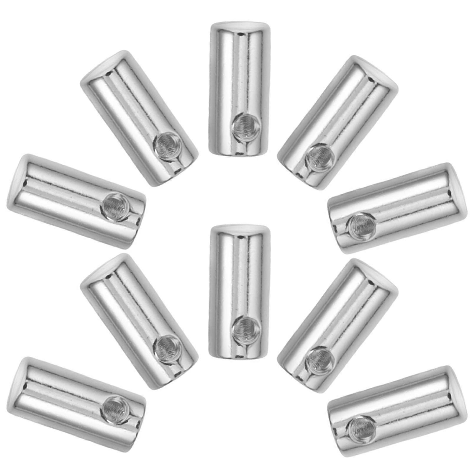 Metal Drawstring Cord Locks Cord Locks for DIY Use 30Pcs Silver