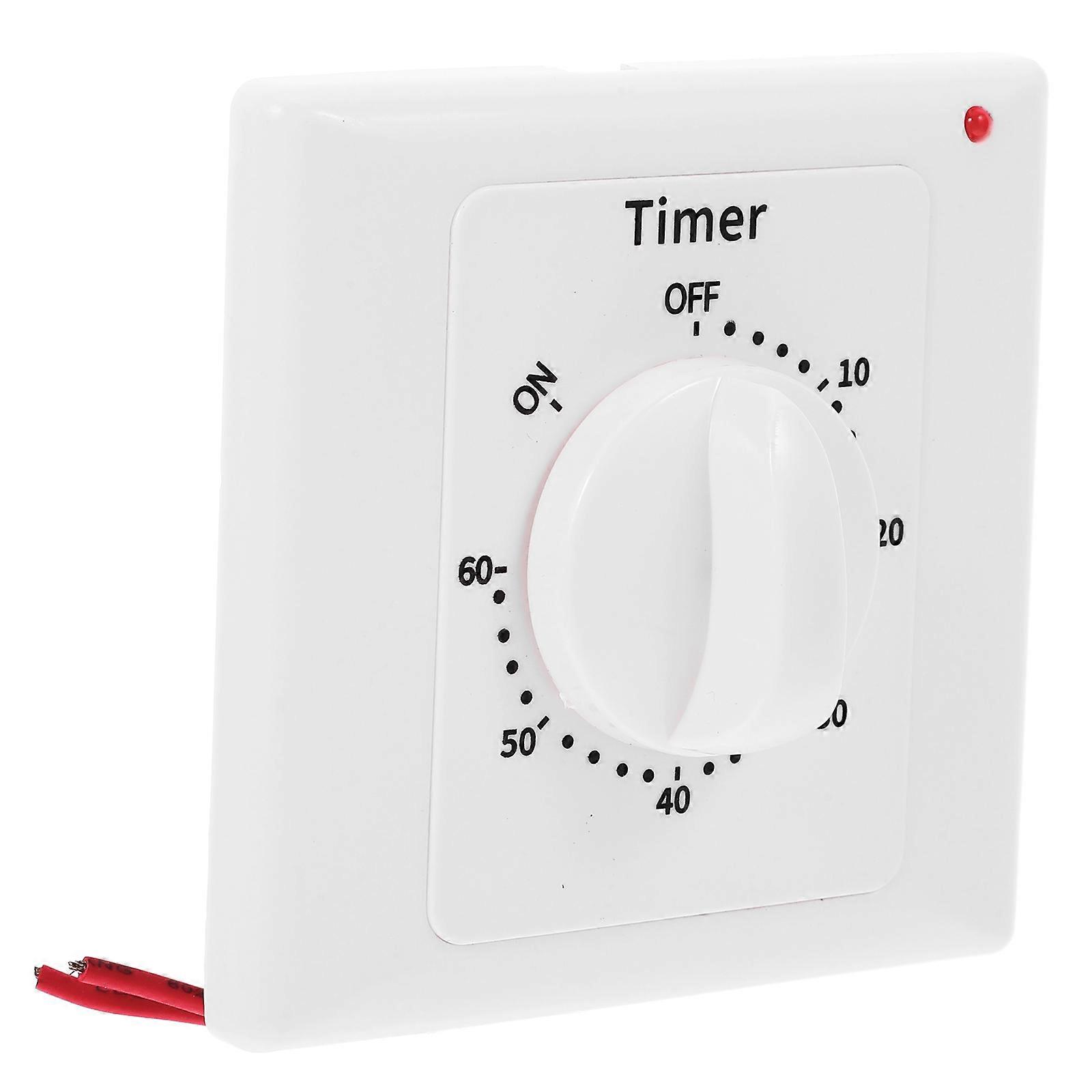 Light Switch Timer Time Control Switch For Users Needing Automation 8.50X8.50X3.00CM Smart Timer Function 1Pcs