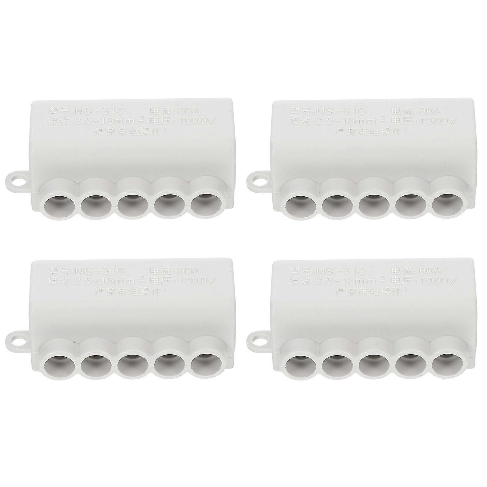 Quick Splice Terminal Electrical Connector for Home 4Pcs Wire Splitter