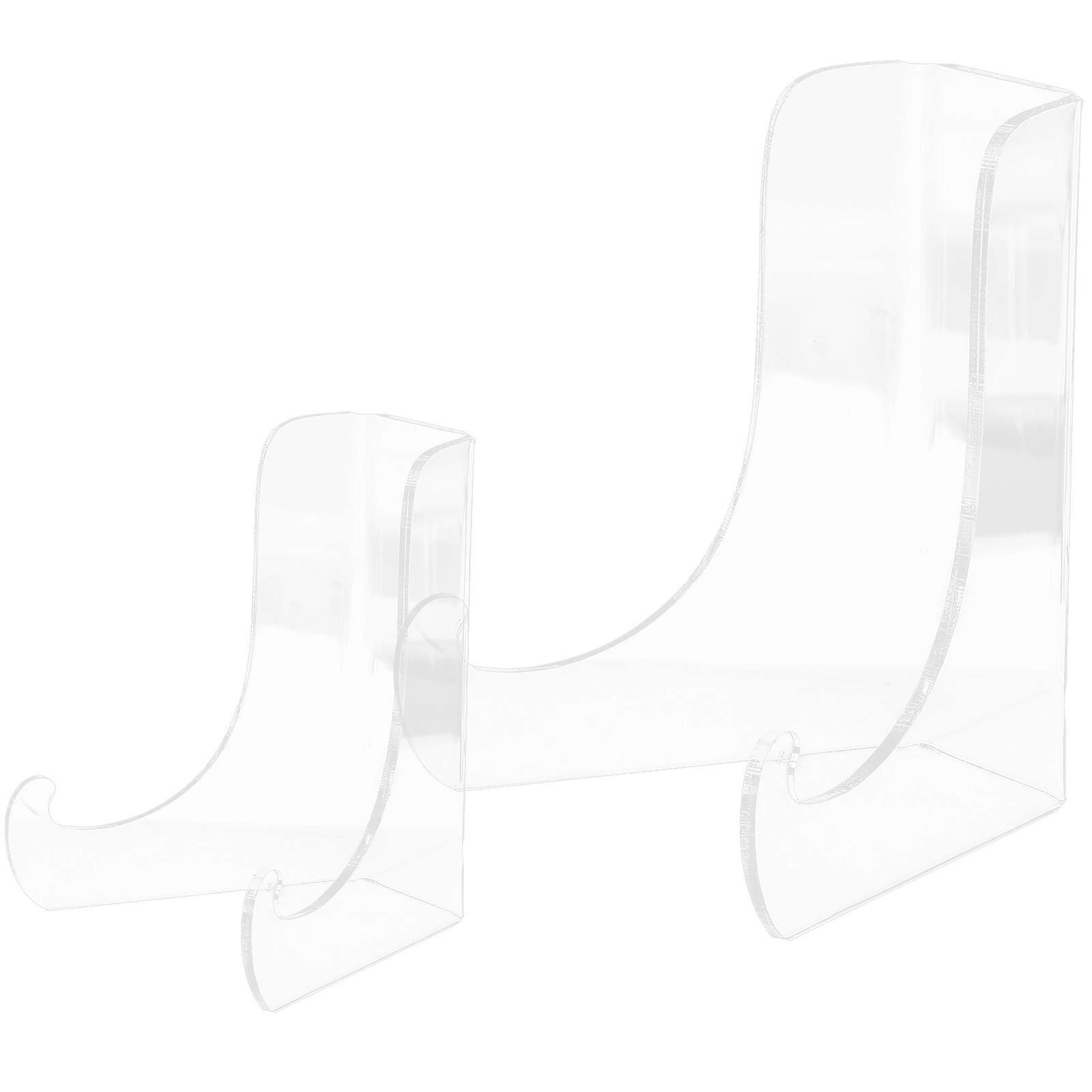 Transparent Acrylic Display Stand for Artwork 2Pcs Easel Holder