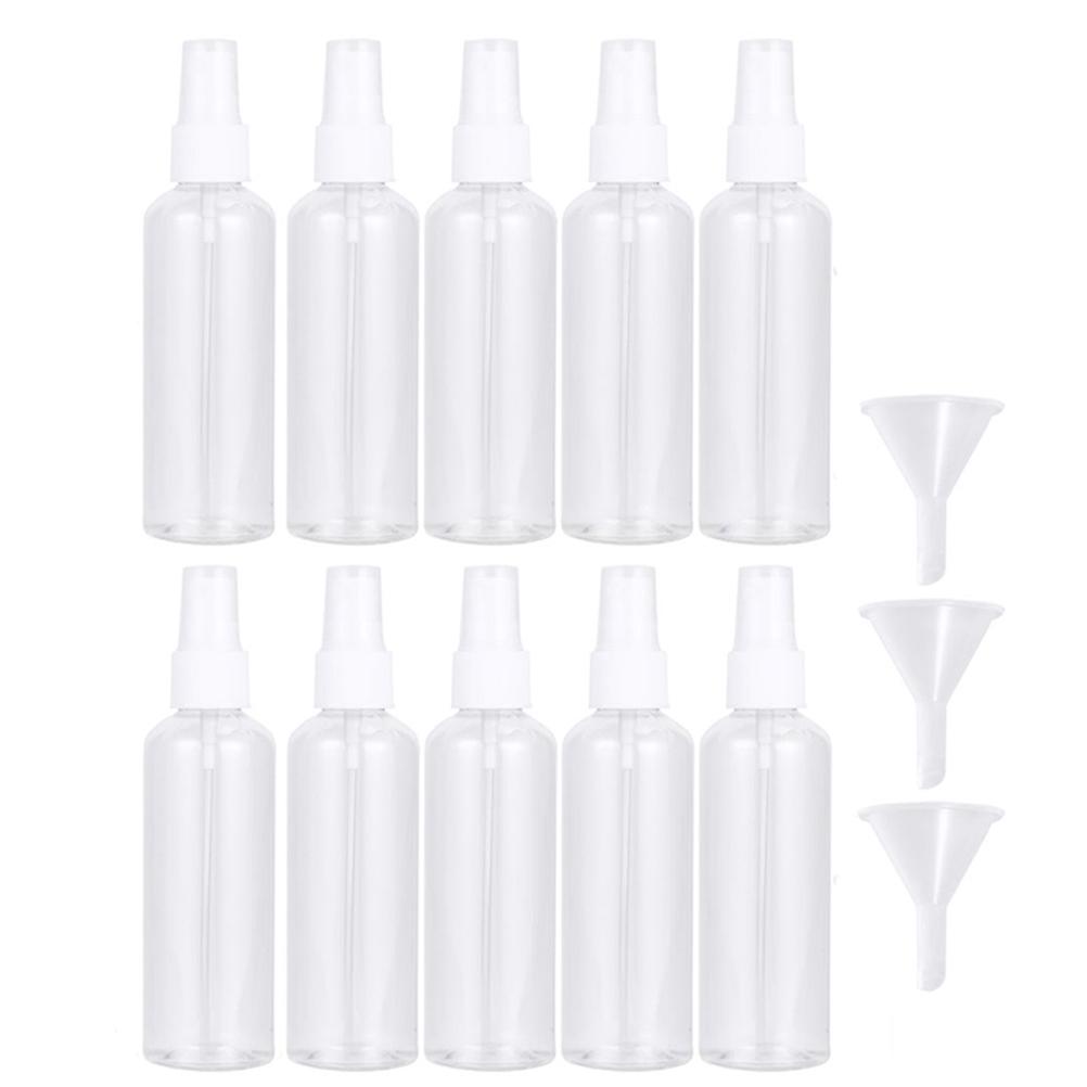 Portable Spray Bottle 1Set Plastic Bottles for Liquid Storage