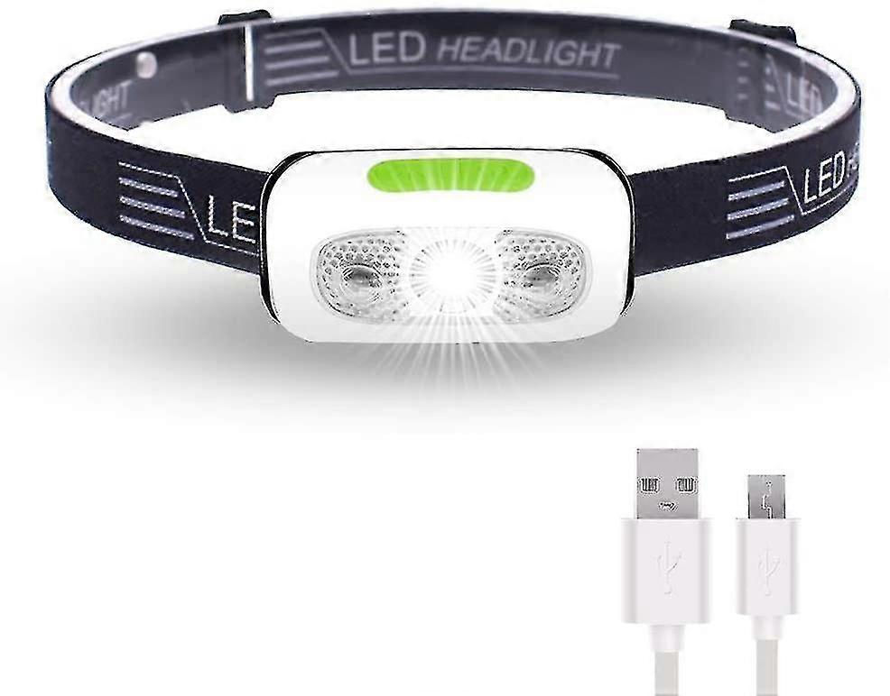 Usb Rechargeable Headlampsuper Bright Led Running Headlamp For Runner With Sensor Switch 2025