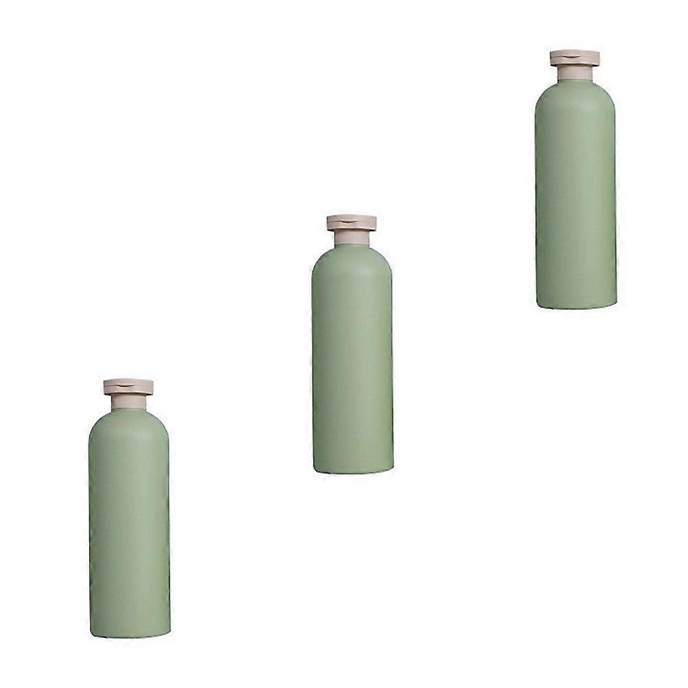 Home Use Lotion Bottle Refillable Storage Container for 3Pcs Green