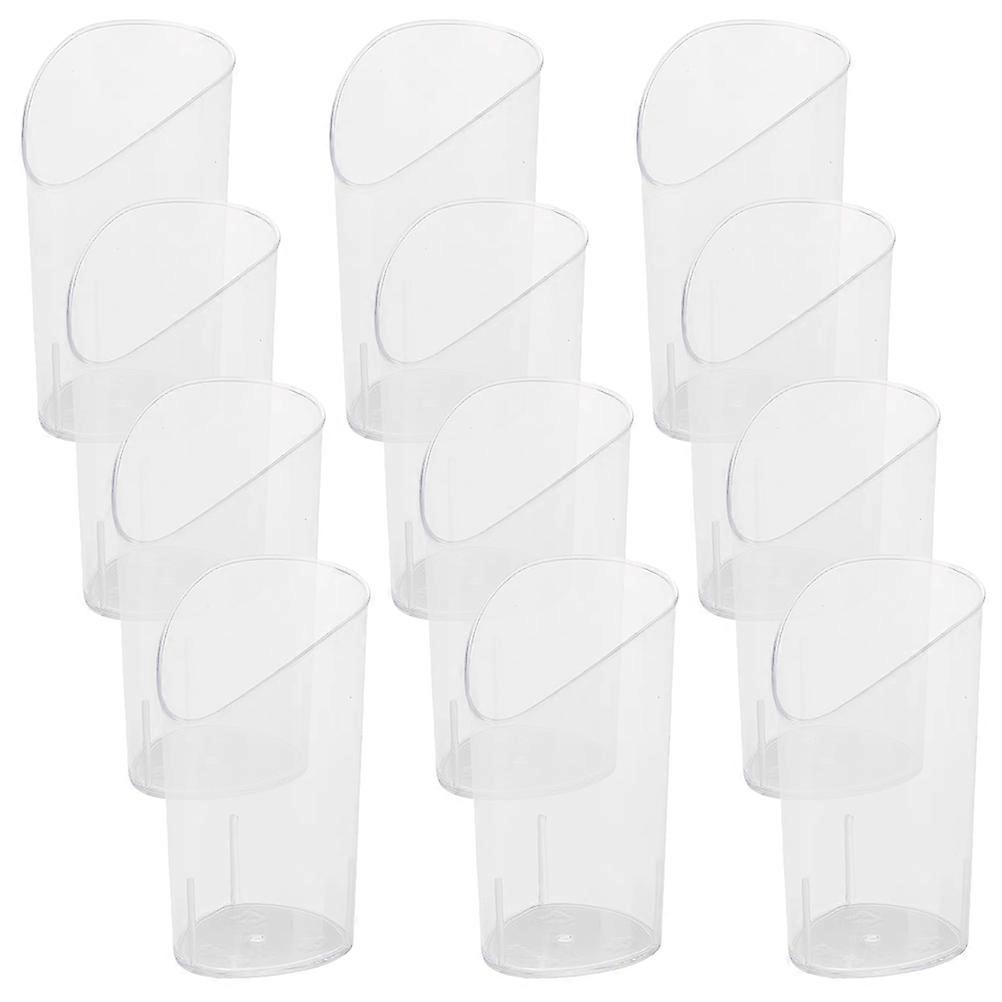 Party Mousse Cylinder Transparent 30Pcs