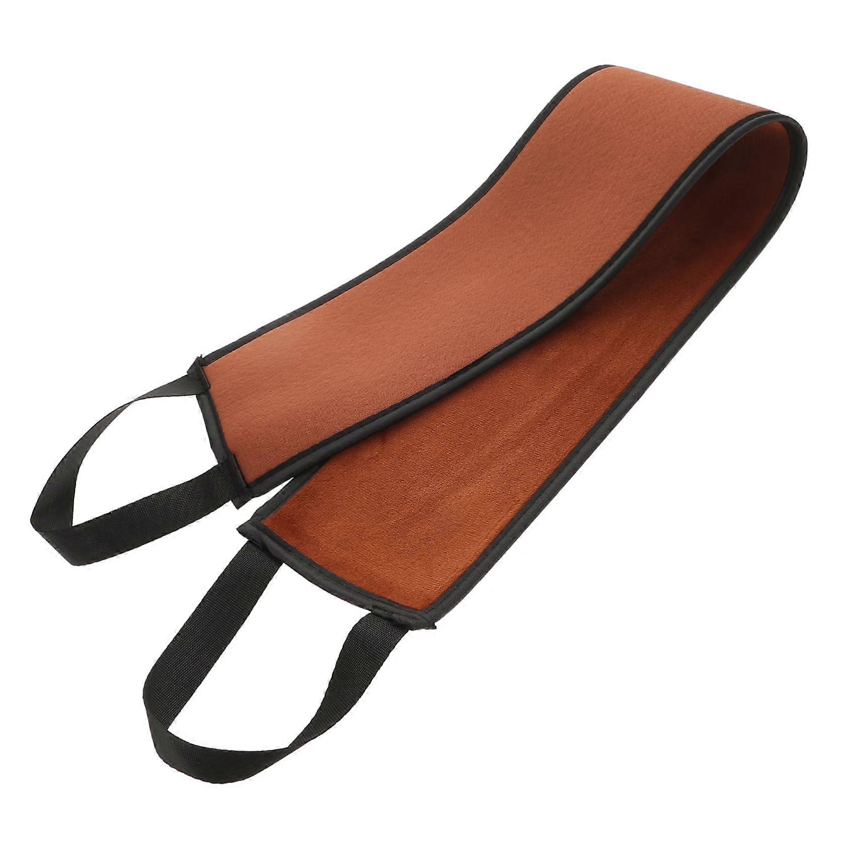 Back Lotion Applicator and Velvet Exfoliating Strap for Even Application and HardtoReach Areas