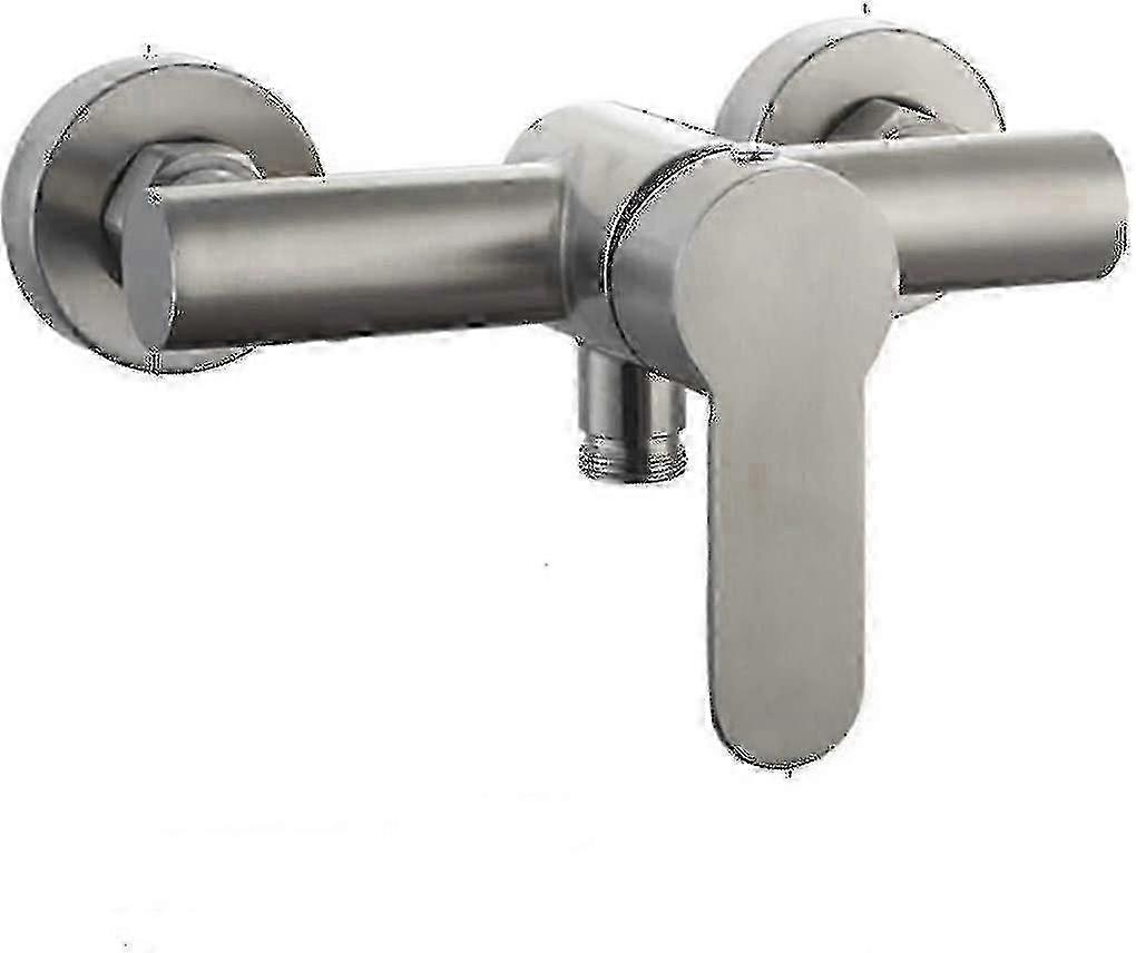 Single lever shower mixer for wall mount with hot cold water control