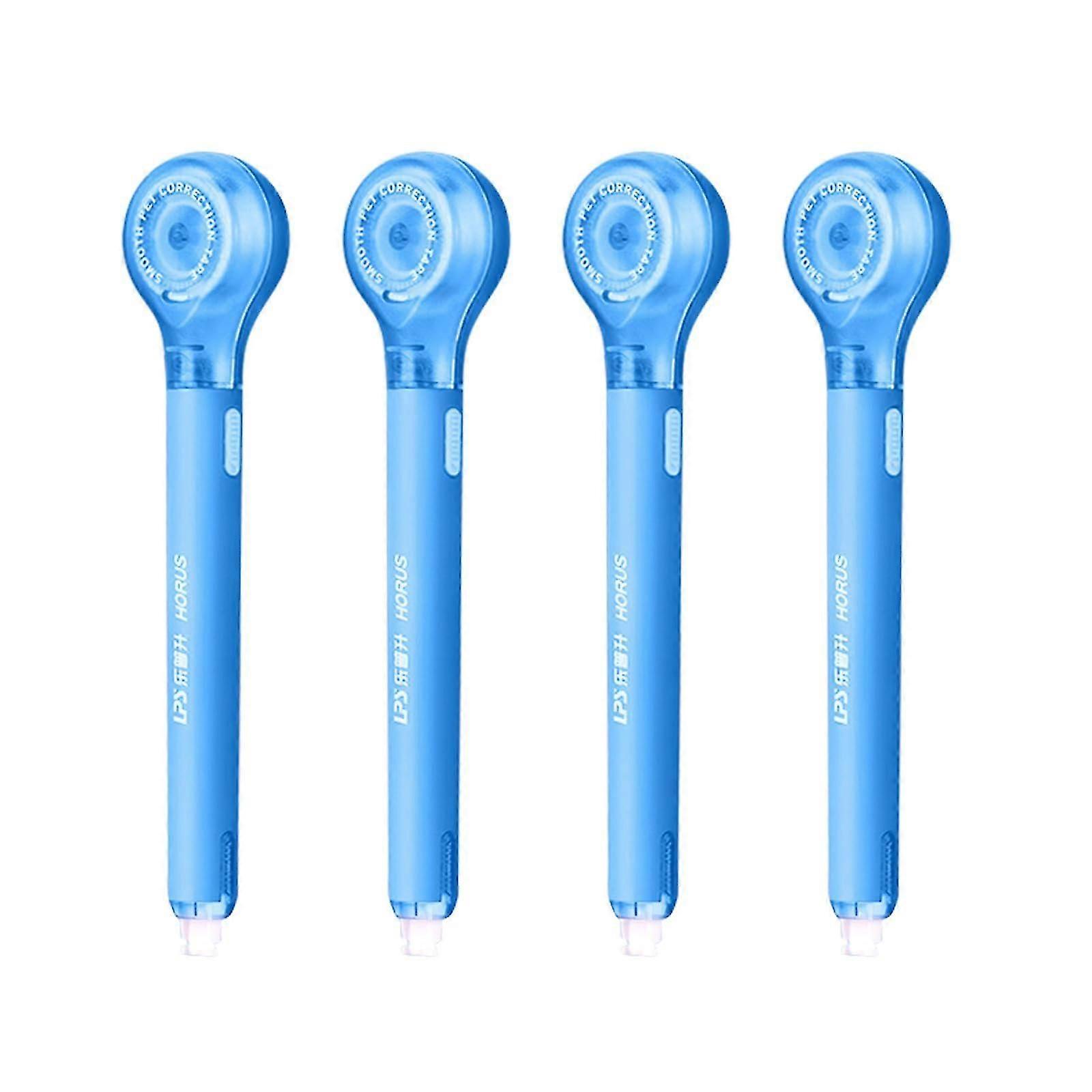 Correction tape, 6 m x 5 mm, for notes, highlighting, crafting, diary, 4 pieces