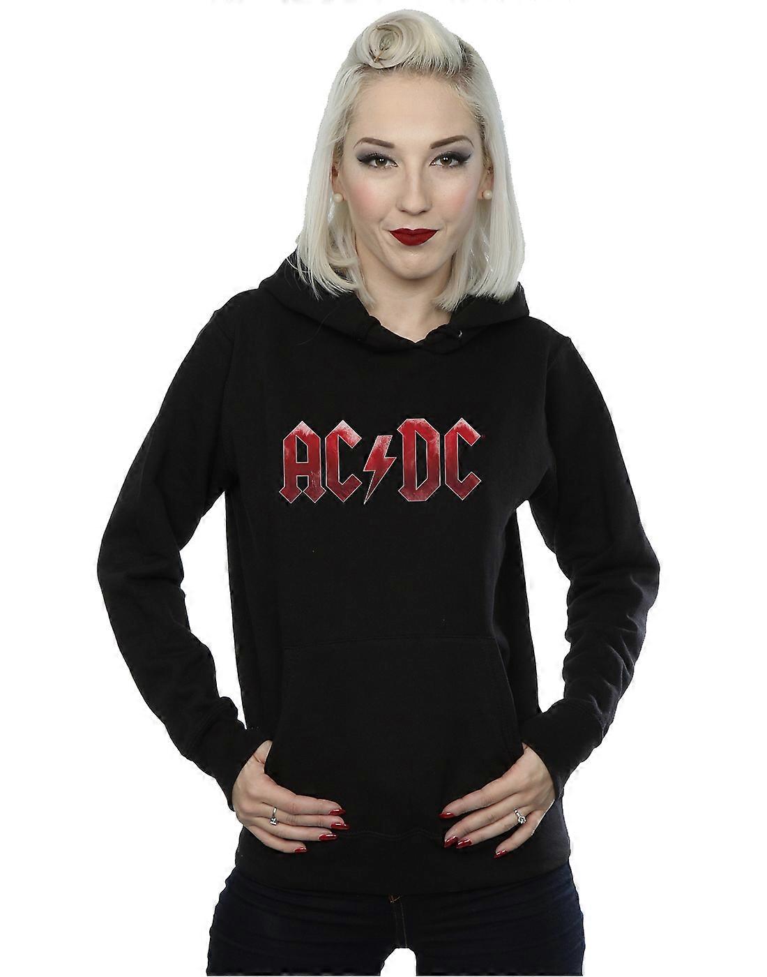 AC/DC Women's Red Ice Logo Hoodie