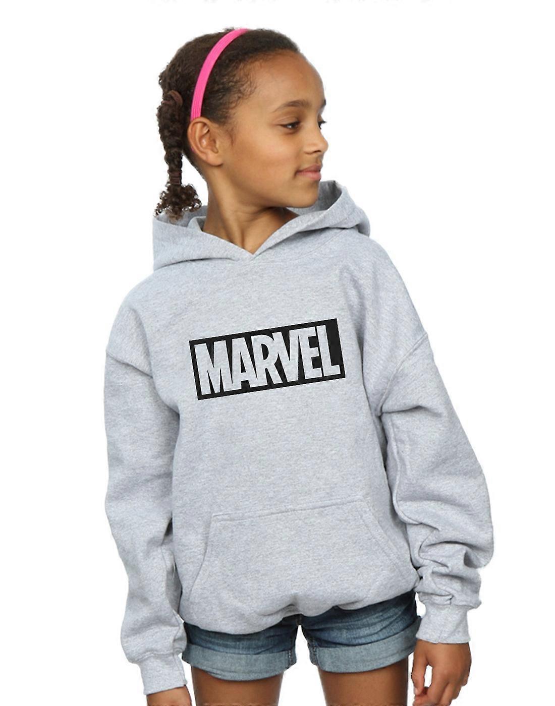 Marvel flickor logotyp disposition Hoodie
