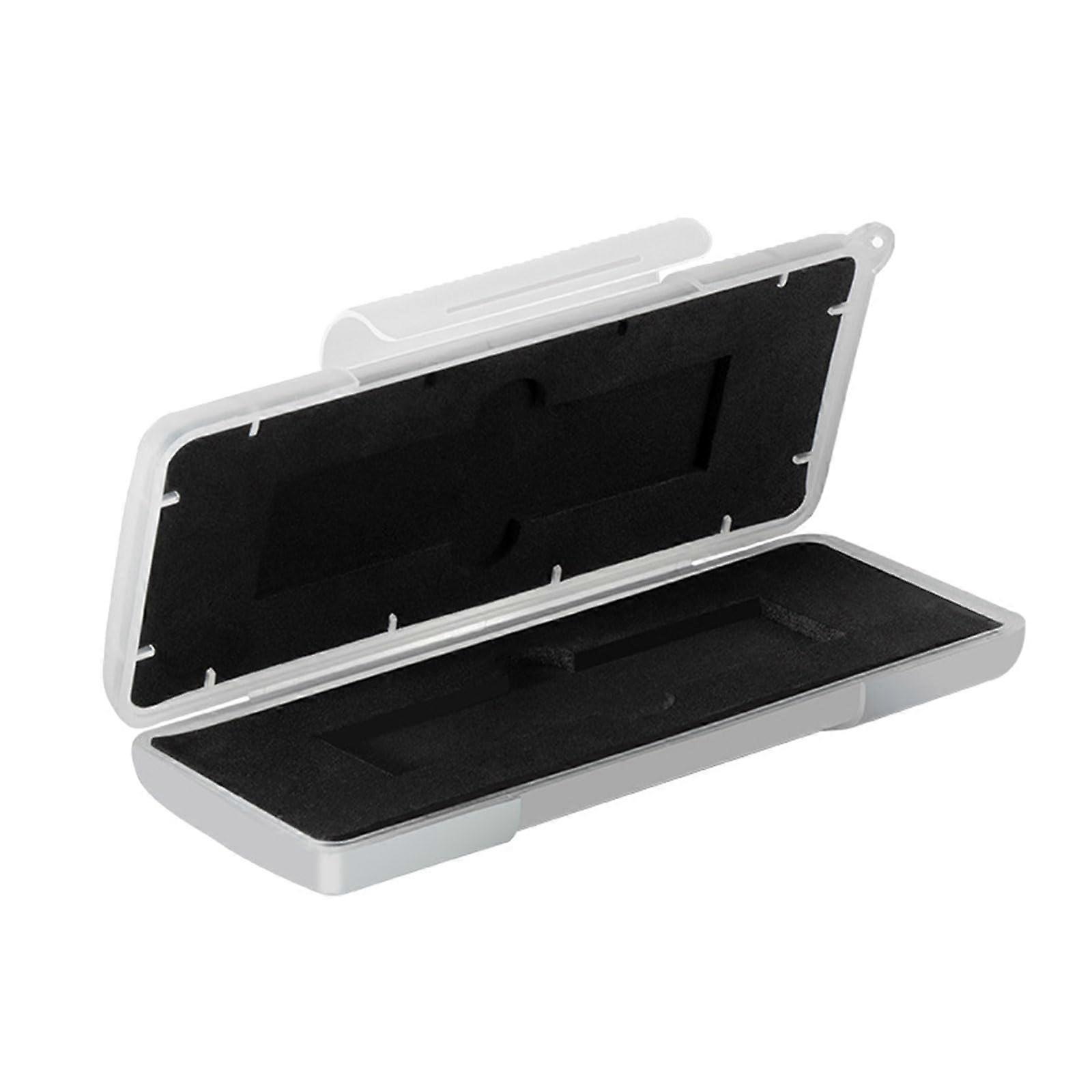 Hard Drive Storage Case Shockproof 2 Slots Protective Box for Travel and IT Use White