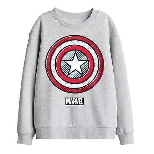 Captain America Childrens/Kids Ziptone Shield Sweatshirt