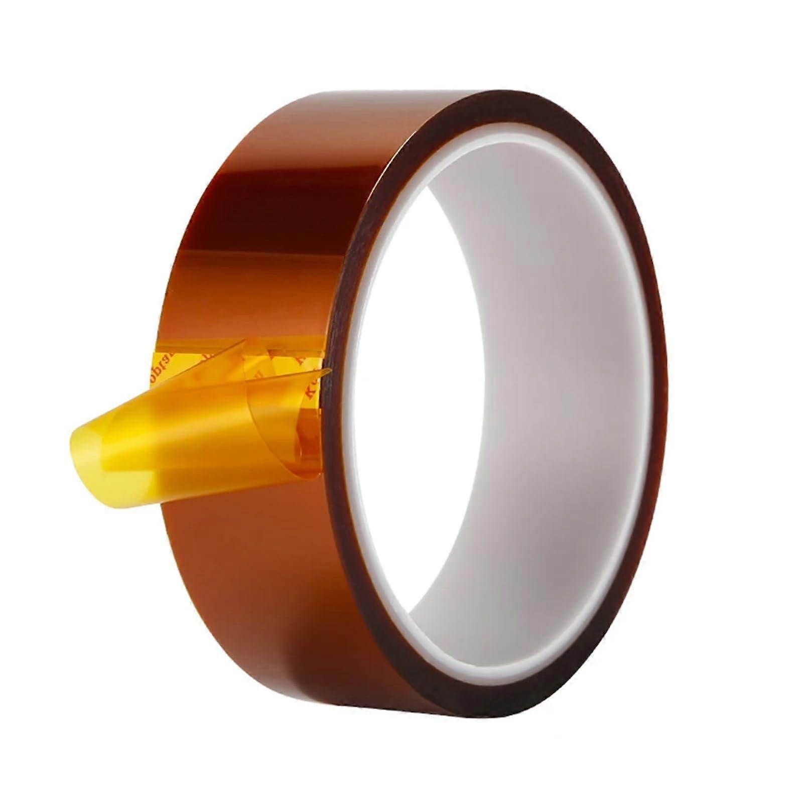 Temperature Resistant Tape 33m Tawny, Strong Insulation for PCB and Electronics