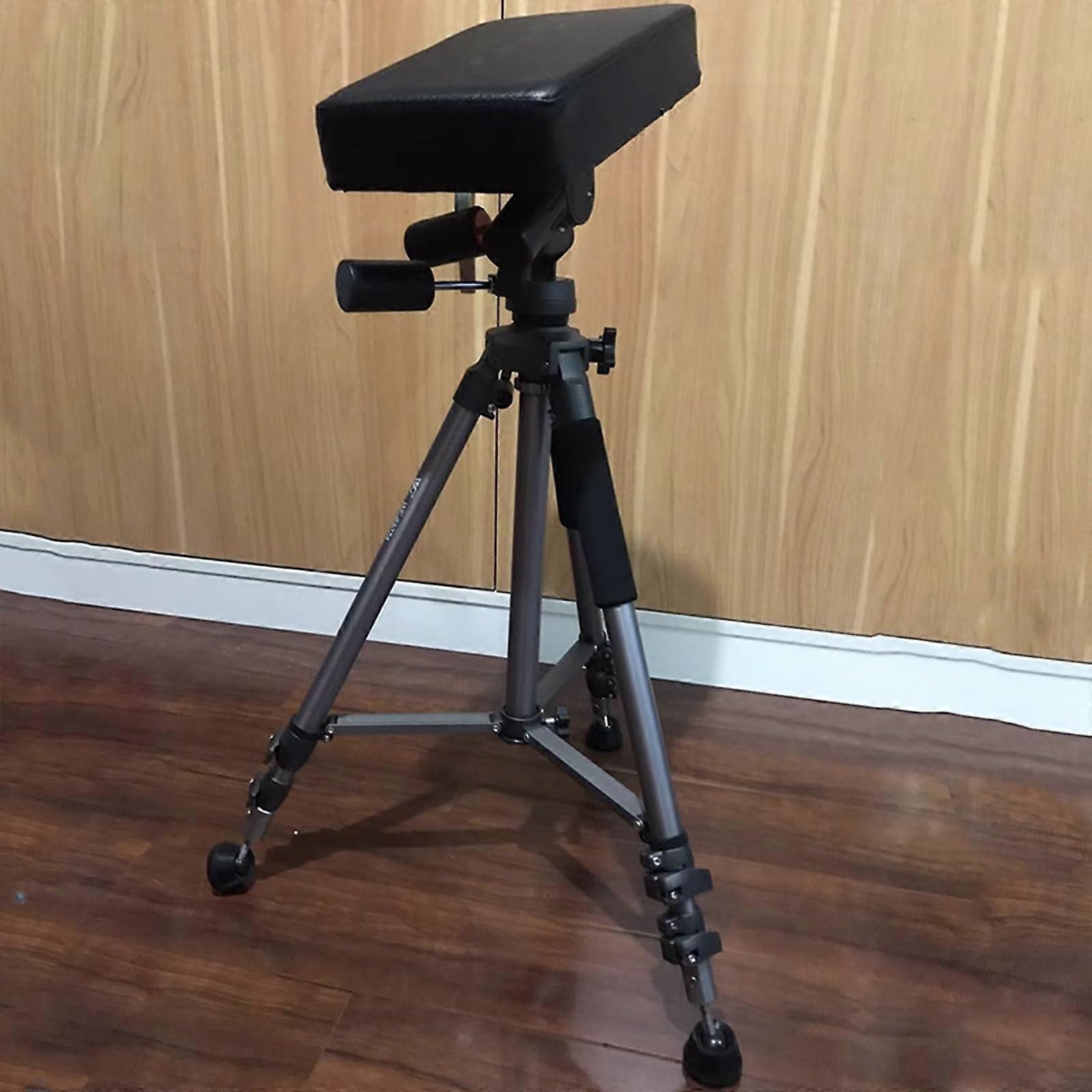Tattoo Arm Rest Height Adjustable Foldable Tripod with Oversized Comfort Panel and Soft Leather Cushion