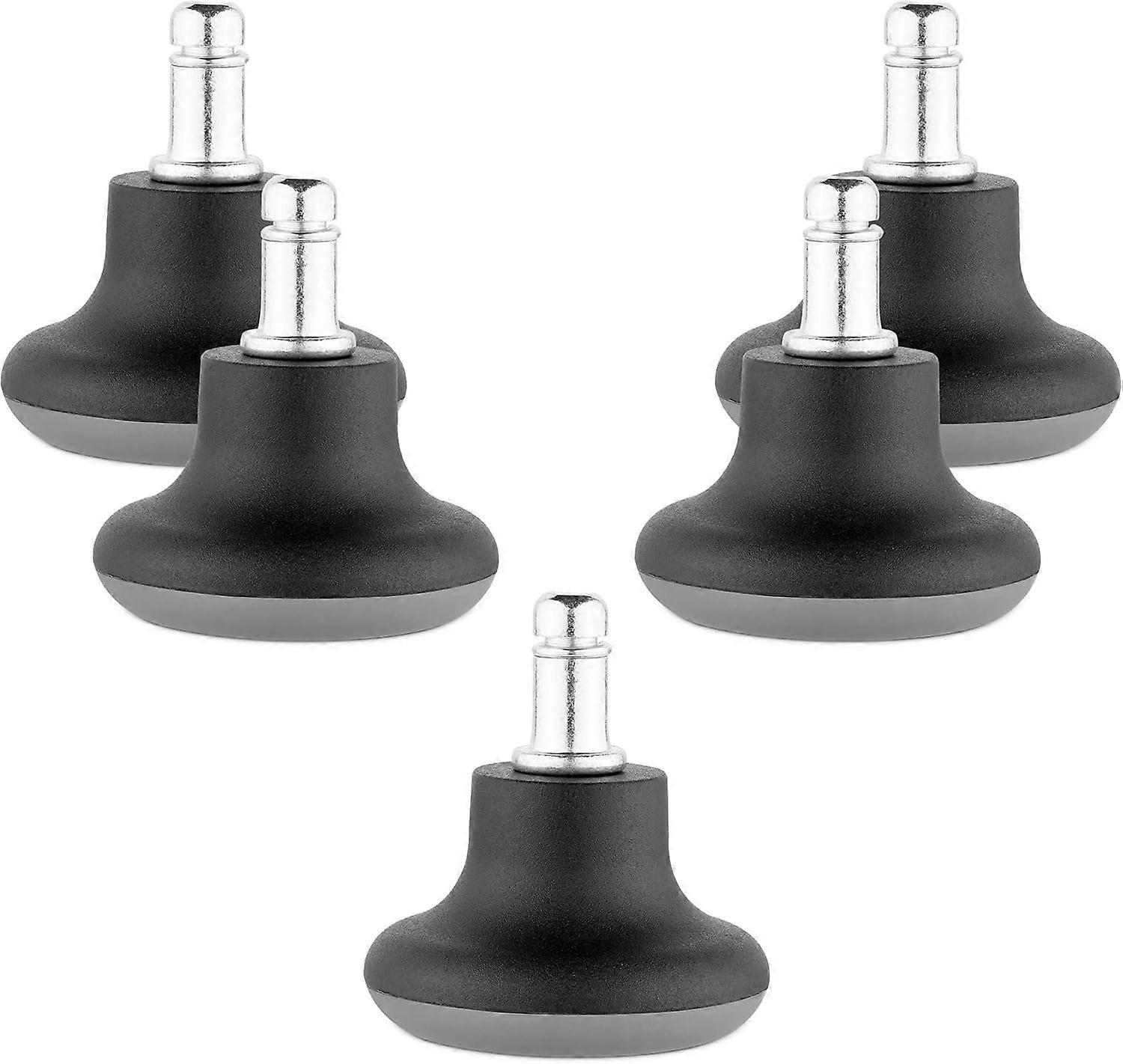 Office chair casters - 5-piece replacement caster set