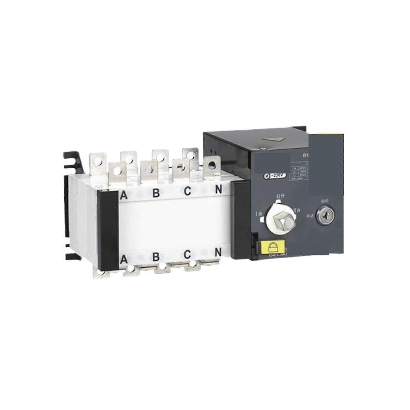 PC Level Dual Power Automatic Transfer Switch 16A 4 Pole for Home Backup or Server Room