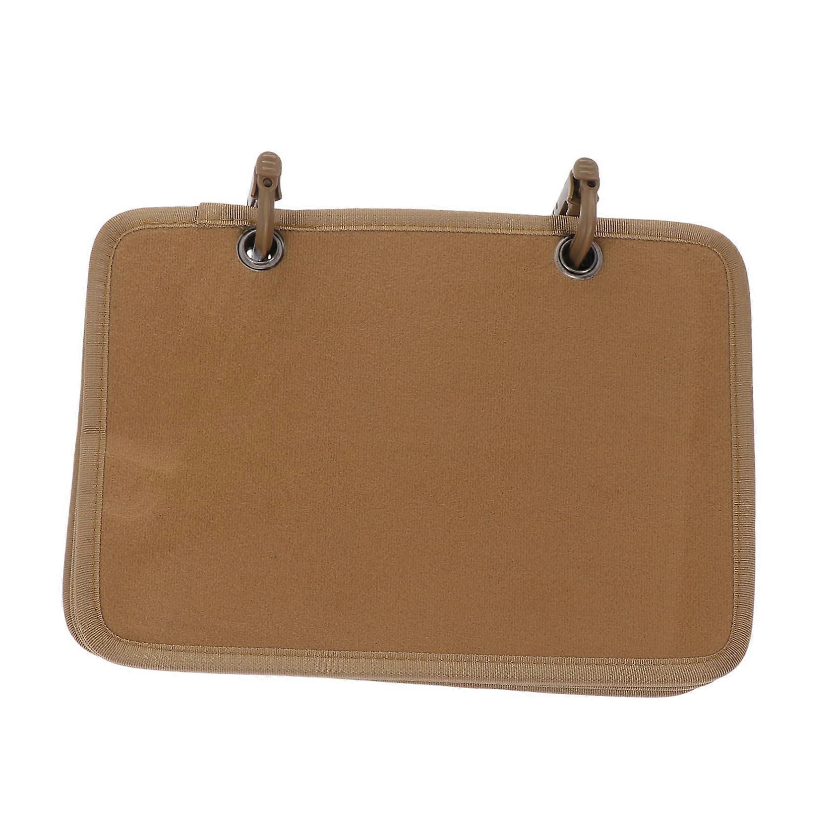 Khaki Tactical Patch Display Board Set with Detachable Panels and Soft Lint Surface Organizer