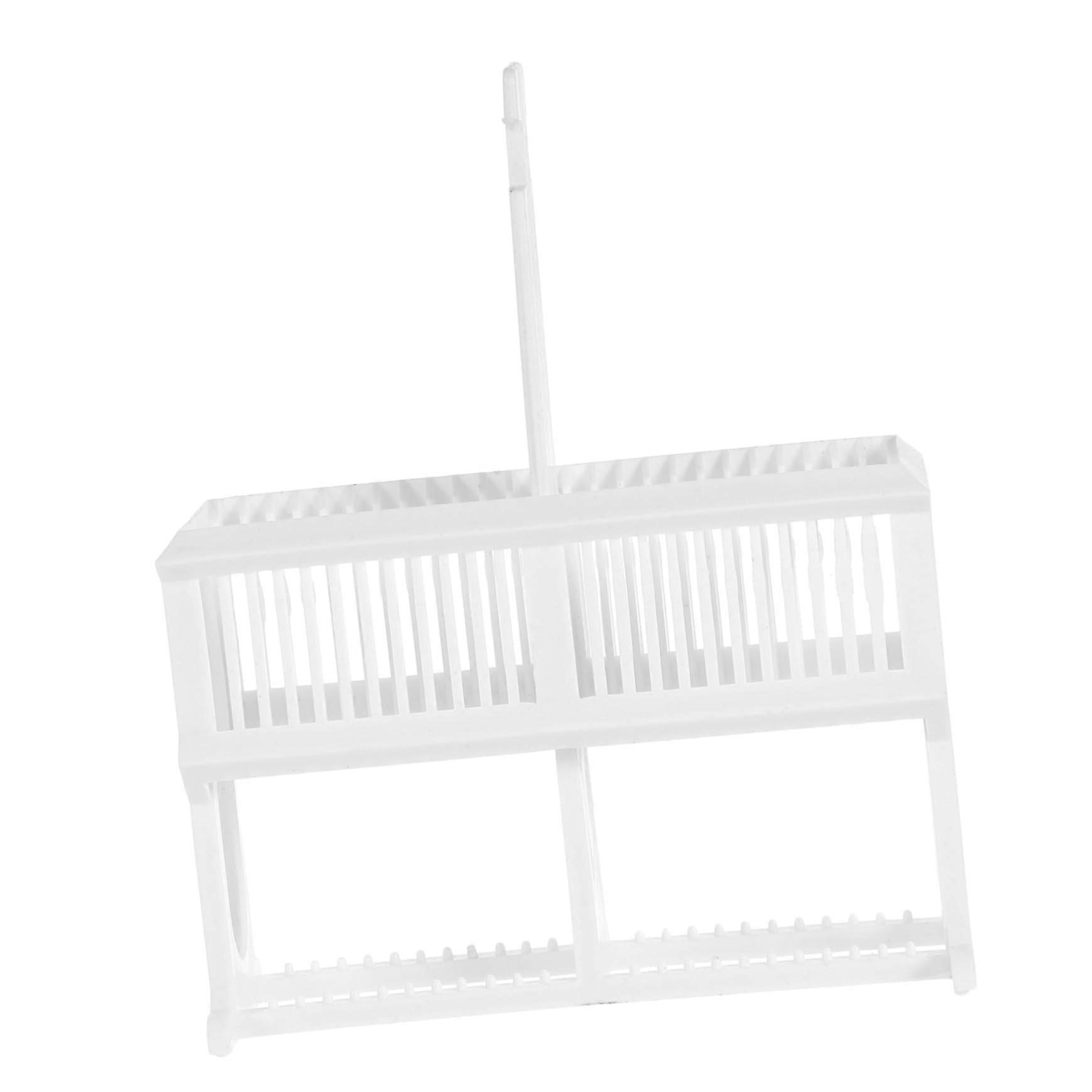 Reusable Plastic Microscope Slide Holder and Storage Rack for Laboratory Experiments