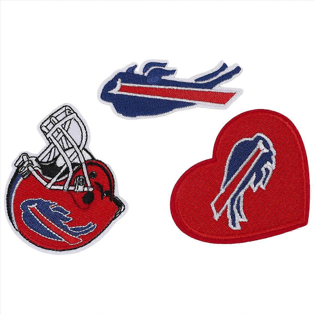3 Pcs Rugby Team Logo Embroidery Patch, for Jacket Backpack Jeans