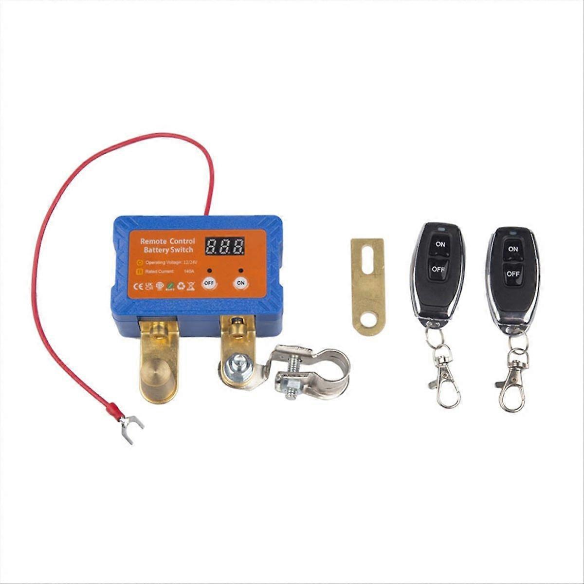 Battery Switch for Car Remote Battery Disconnect Switch 12V/24V 140A