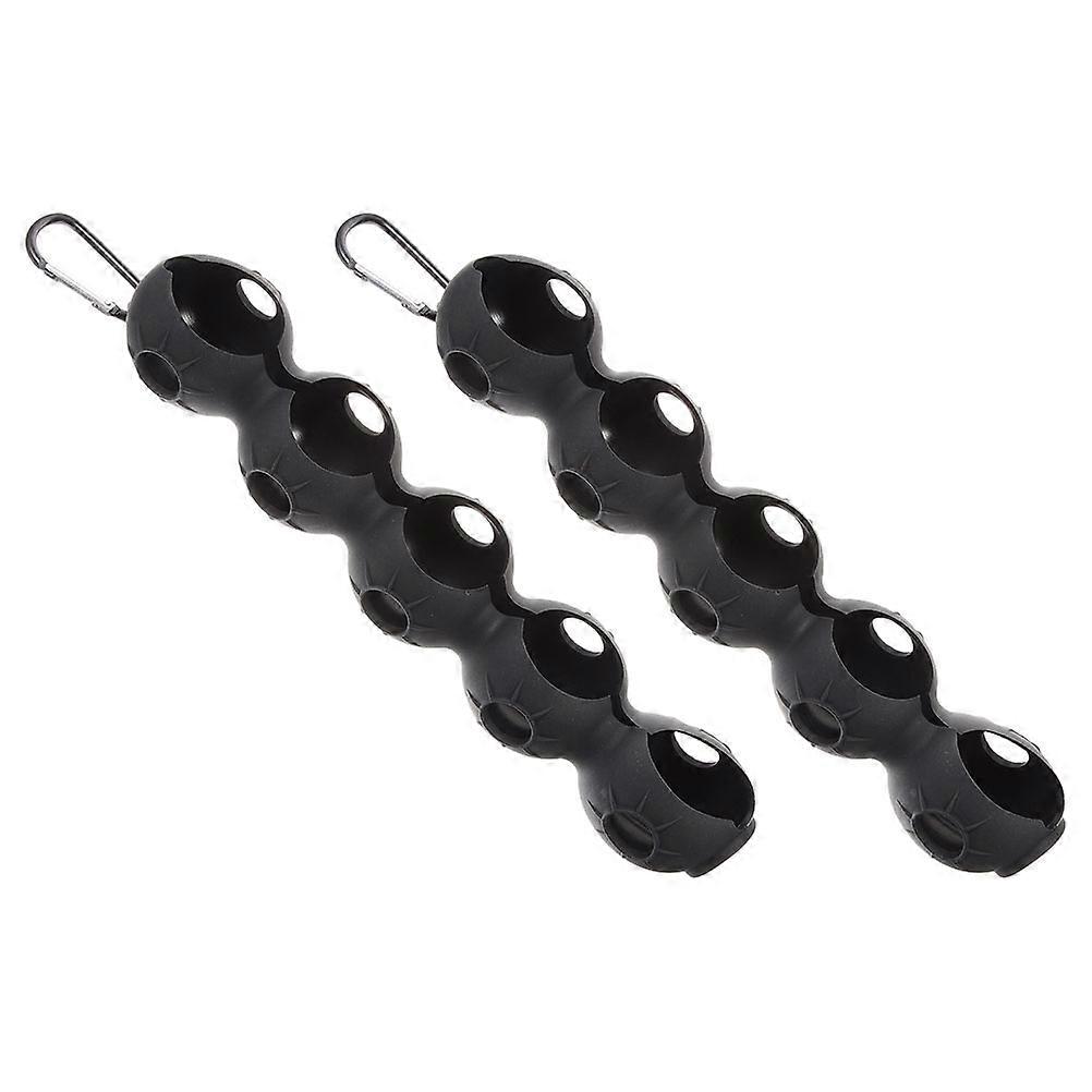 Golf Ball Holder Protective Silicone Sleeve for Golf Accessories 2Pcs