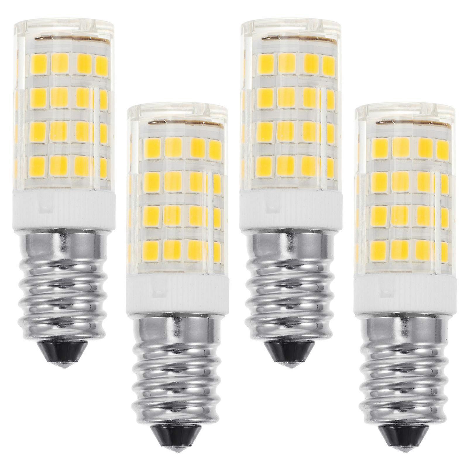 Lamp Bulb Sets Refrigerator Bulb for Lighting with 4Pcs Durable E14 Ceramic