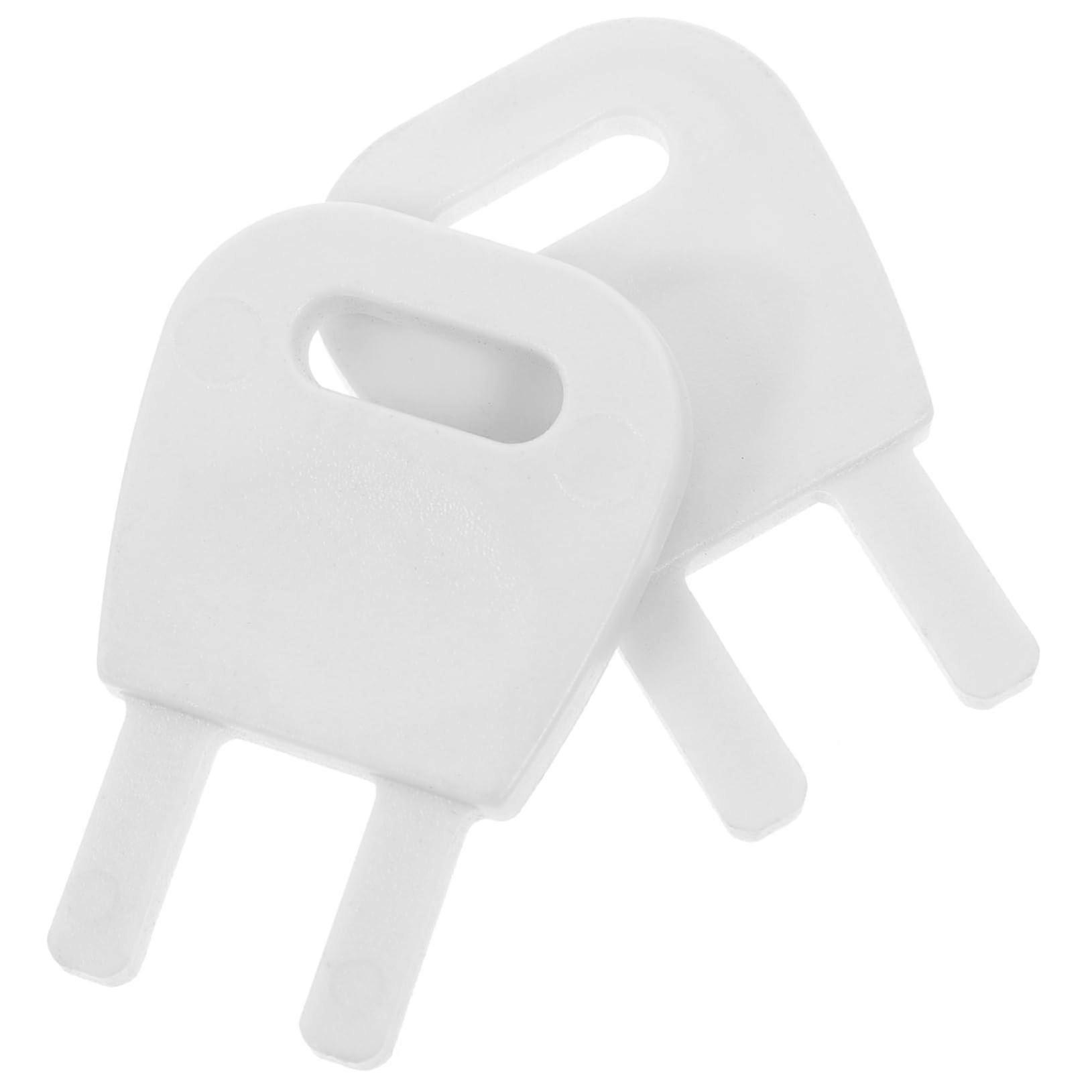 Compact White Panel 4.5 x 3 cm with Thin Plastic Spacer for Small Enclosures