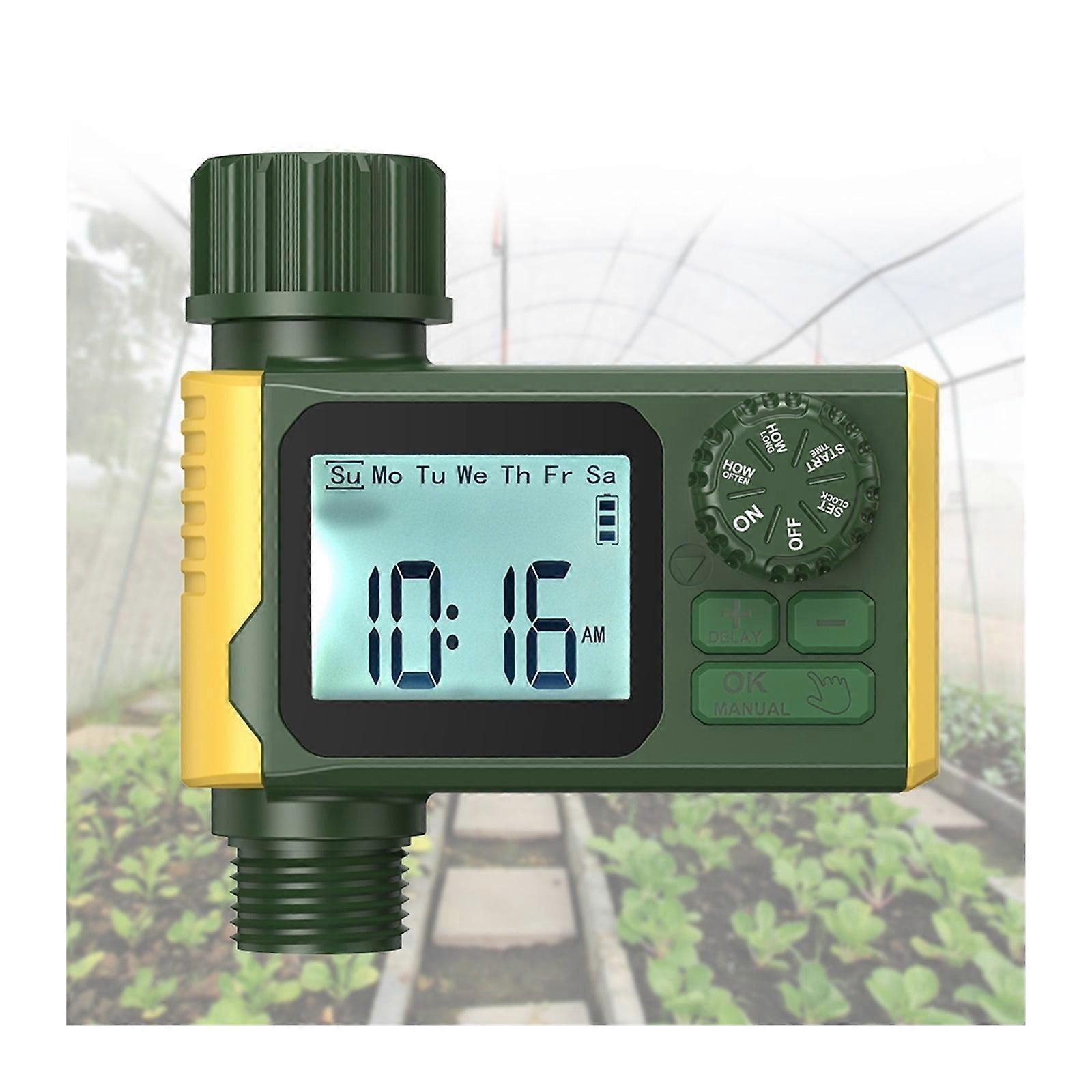 Smart Waterproof Sprinkler Timer, Programmable Irrigation Controller for Lawn & Garden | Multi-Zone Auto Timer with LCD Display, compatible with