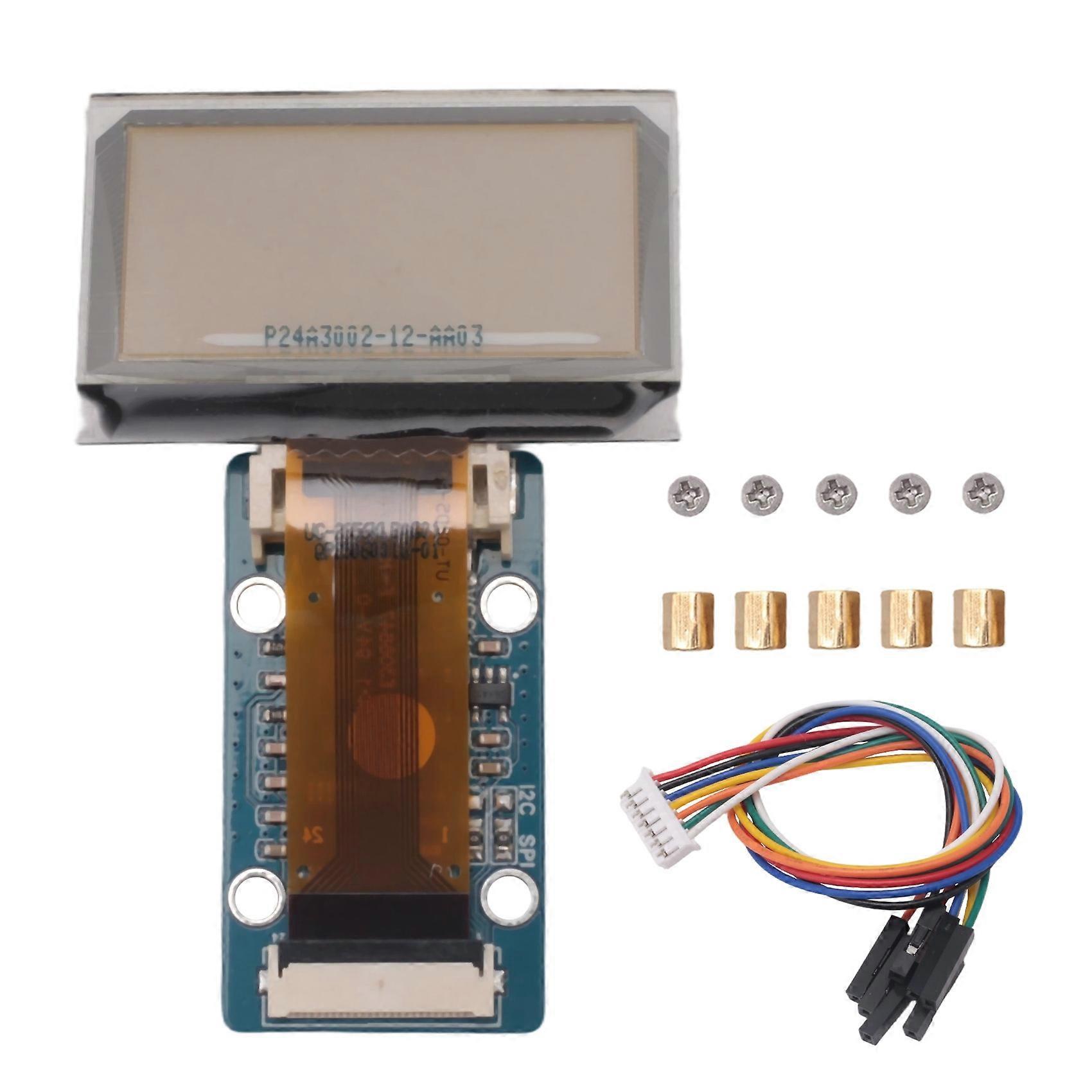1.51 Inch Transparent OLED Blue Display Module 128x64 SPI/I2C Interface