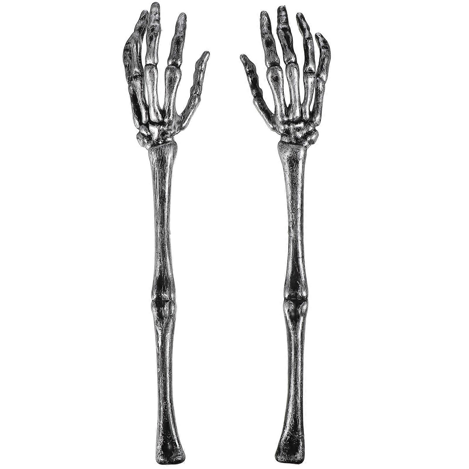 2 Pcs Creative Hallowen Salad Spoon Skull Claw Shape Spoon