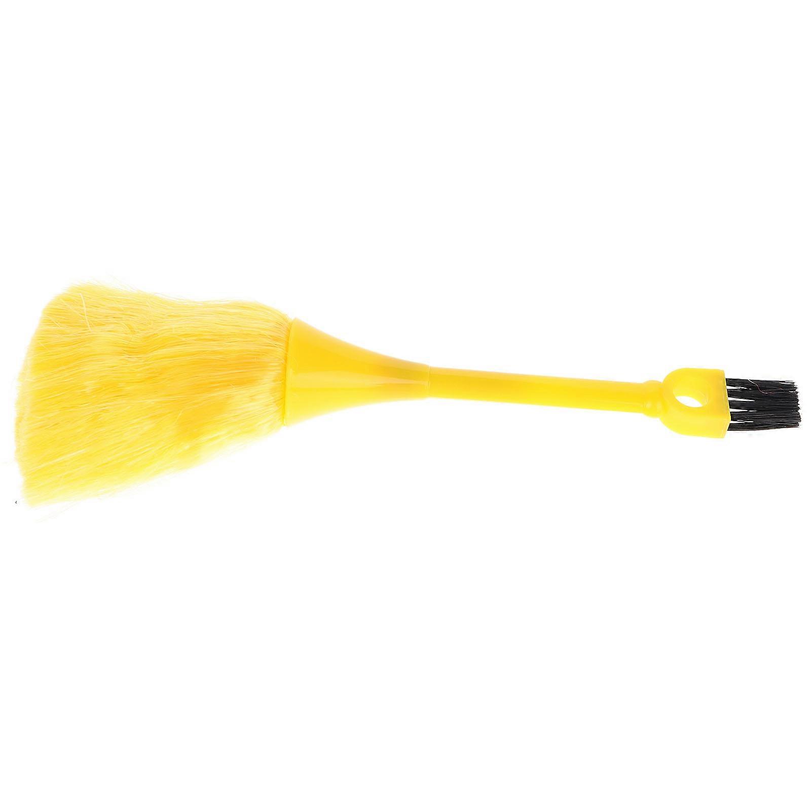 Mini Keyboard Brush for Cleaning Yellow Plastic Small Dusting Tool