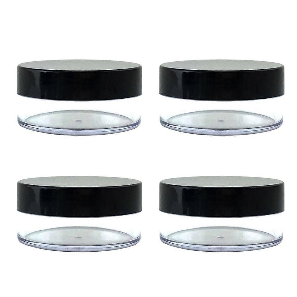 Empty Powder Case Makeup Storage Container with Transparent Lids 4Pcs Set