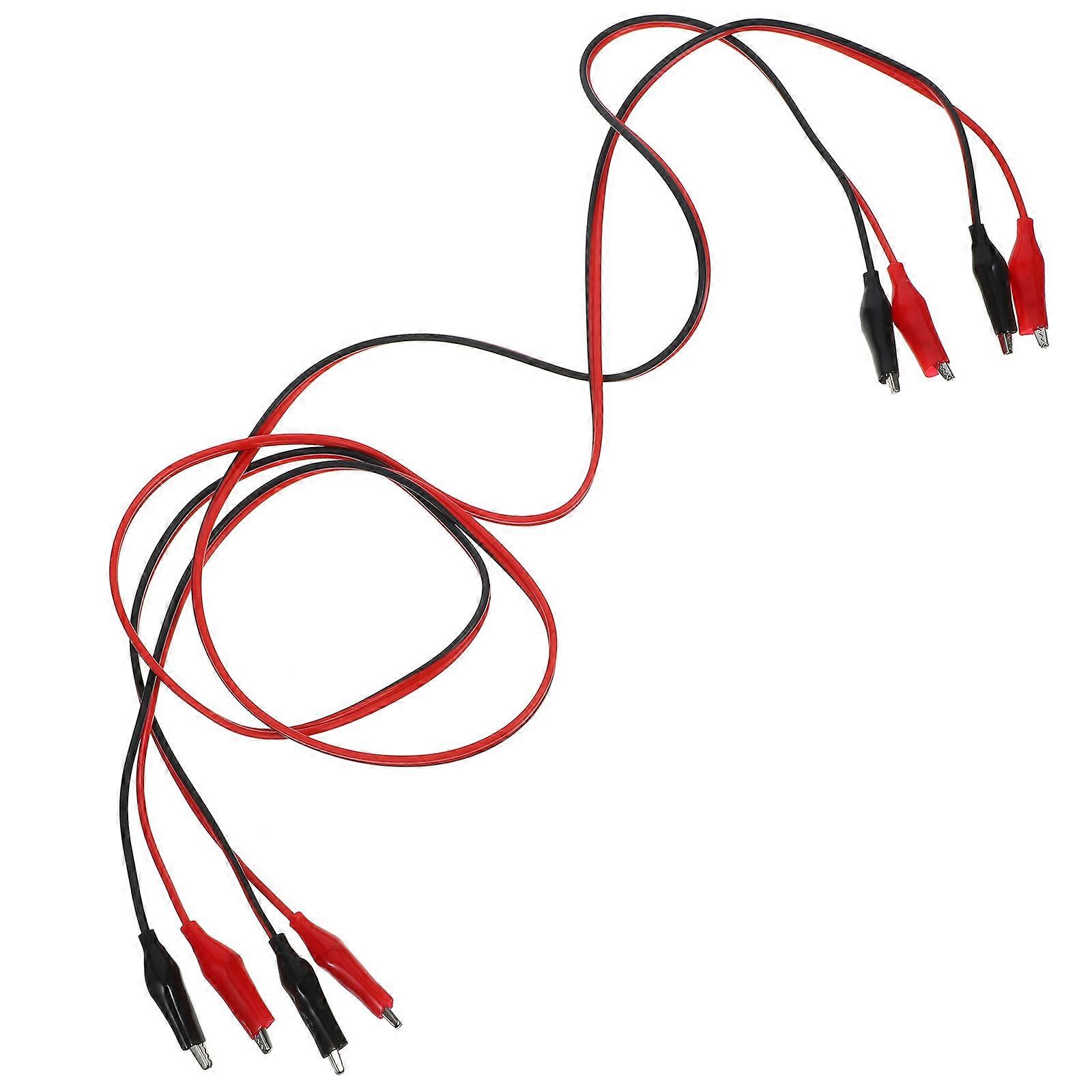 Testing Wire Set Clip With Wire For Anyone Who Needs Testing Tools Rubber Circuit Testing 2Pcs