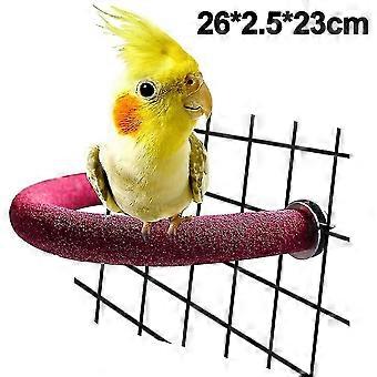 Parrot Perch Bird Paw Grinding Stick Wooden Bird Perch Stand For Bird