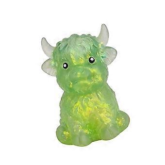 Playful Cow Shaped Squeeze Toy Soft & Bouncy Cow Sensory Toy Helps Improve Hand Coordination Skills for Kids Multicolor