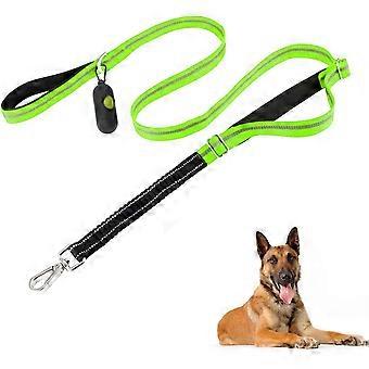 Dog Leash for Large Dogs Heavy Duty Dog Leash Leashes for Large Dogs 5FT 2 Handles with Traffic Padded Handle Safety Reflective Training Lead for 50-9