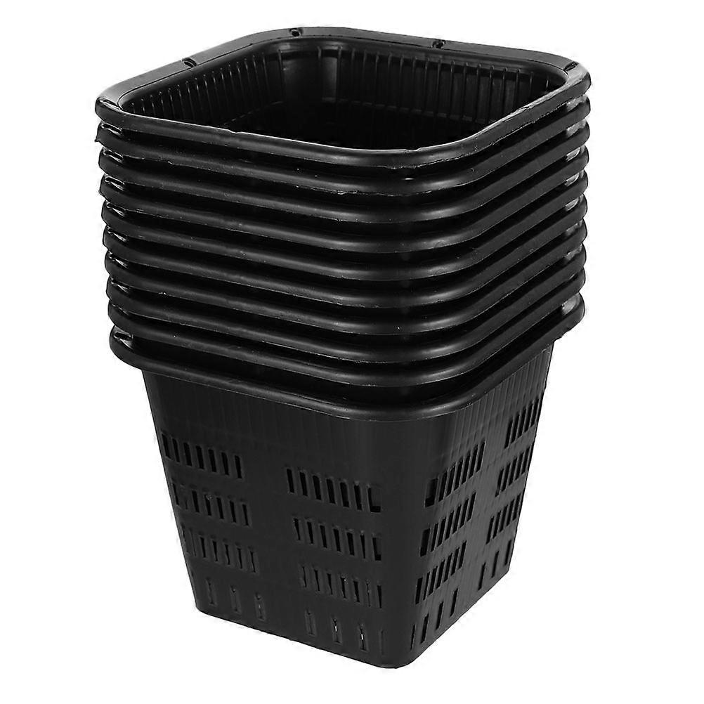 Plastic Root Control Flowerpots for Planting Use 15Pcs Set