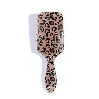 1 Piece Fashion of Leopard Print Print Comb with Air Cushion Square Comb, Anti-Static Hair Brush, Suitable compatible with All Hair Types
