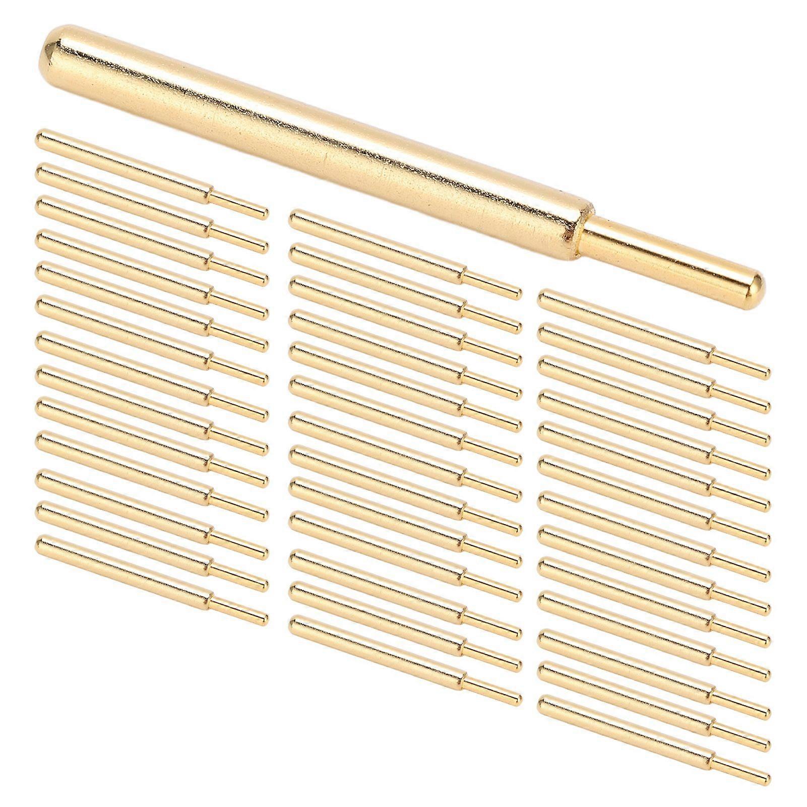 50Pcs Spring Needle Round Head 3.2mm Stable Test Probe for Electronic Components