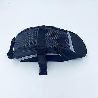 Mantente seco y organizado: Bolsa de sillín de almacenamiento impermeable para bicicletas y accesorios para portaequipajes trasero
