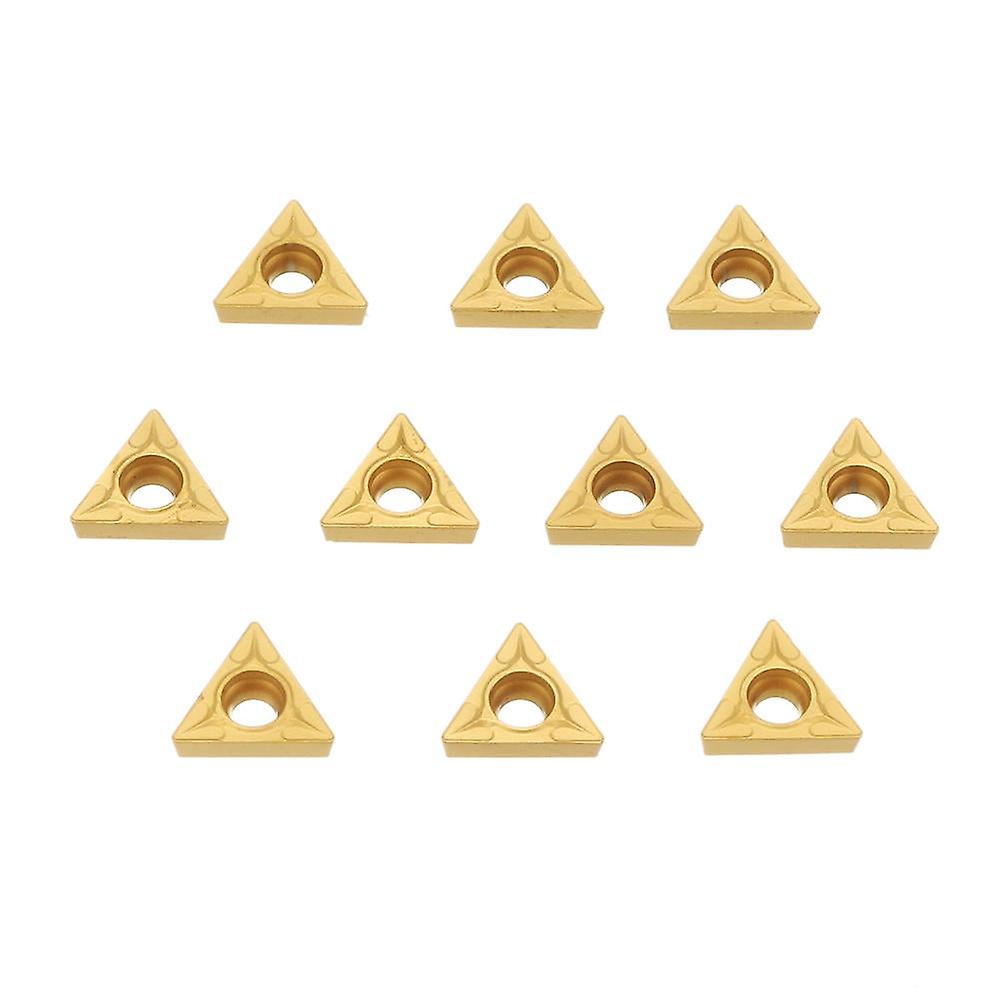 10Pcs Tcmt110204 Carbide Insert For Lathe Turning Tool Holder