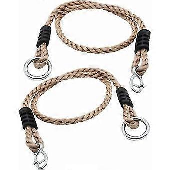 Tree swing rope hammock chair hanging kit, length adjustable nylon rope holds up to 300 kg, perfect for playground set, children's swing, outdoor.