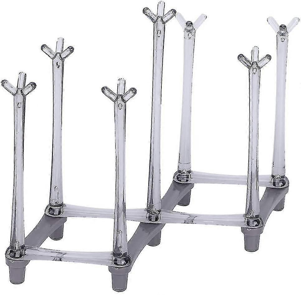 Light Gray Retractable Cup Drying Rack Goblet Rack Drinking Bottle Non-slip