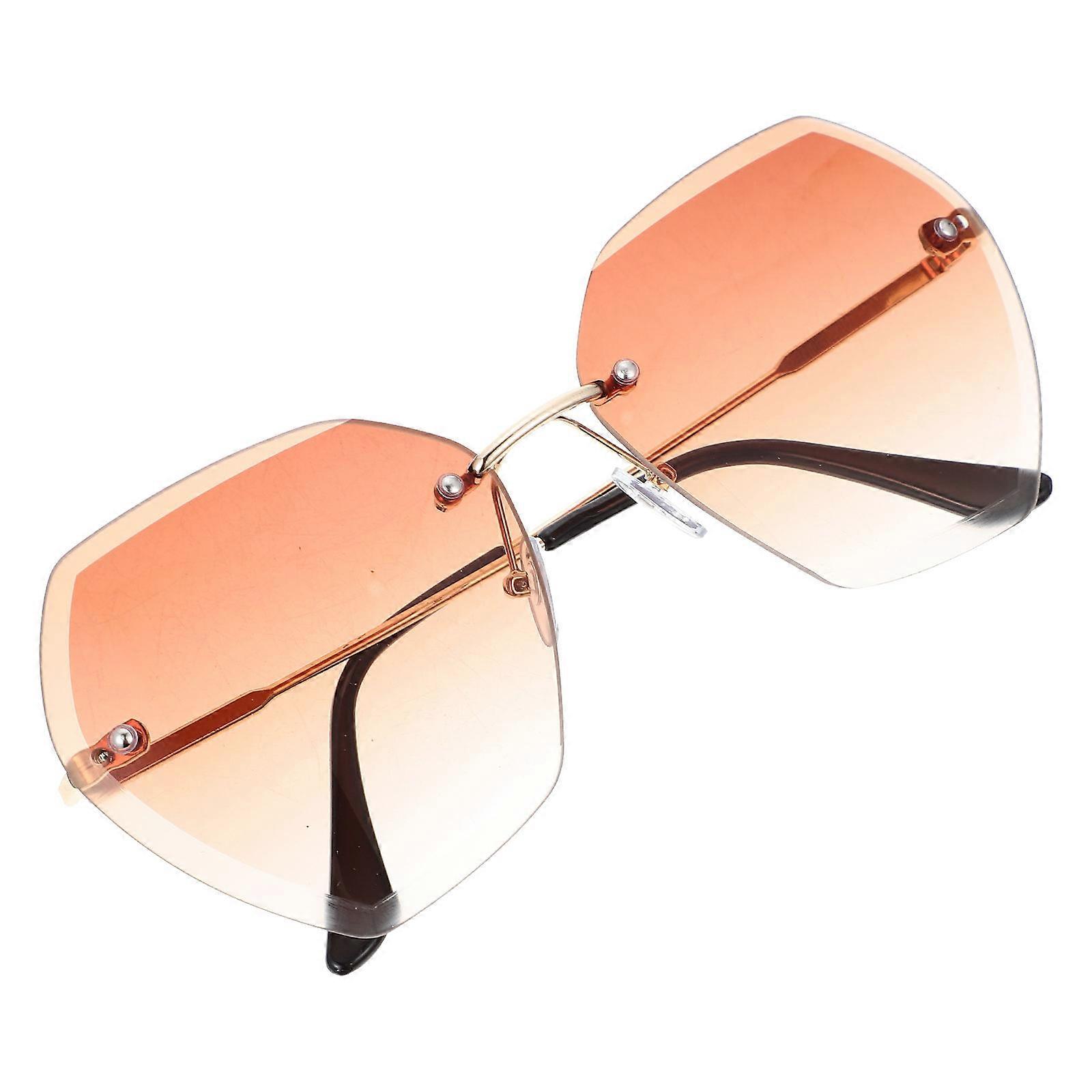 Party Sunglasses Rimless Glasses for Decor Durable Pc Material