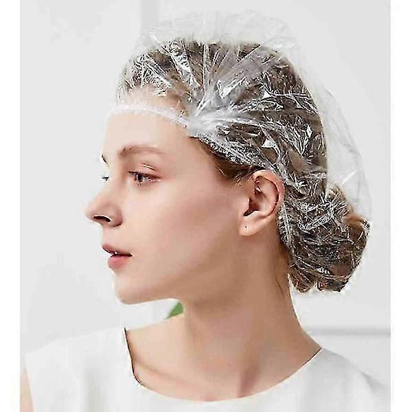 Disposable shower cap - Transparent 30-pack