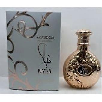 Arabdom Nyla Gold Perfume Bottle - Unisex Fragrance, Elegant Luxury Scent