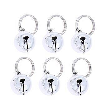 Pet Bells Silver Hanging Bells for Pets 10Pcs Metal Cat Dog Accessories